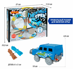 Детская игрушка Гибкий трек "Вертикальный заезд" Bondibon