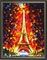 Эйфелева башня - картина со стразами, CK076