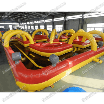 Надувная трасса для электромобилей