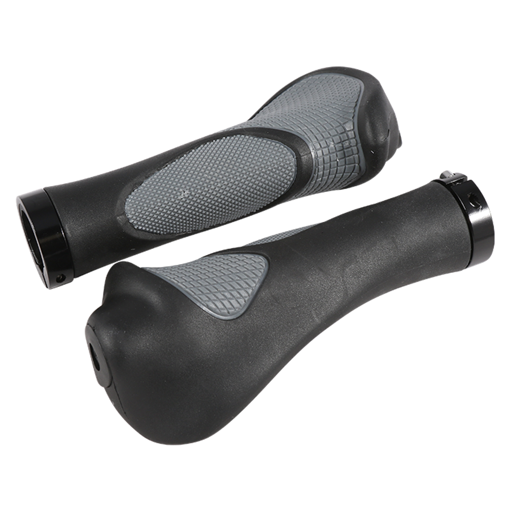 Грипсы анатомические черн.- серые 140mm HL-G233
