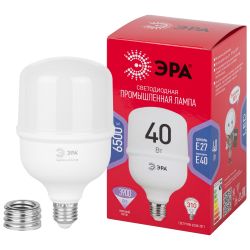 Лампа светодиодная POWER ЭРА RED LINE LED T100-40W-6500-E27/E40 R 40Вт колокол холодный белый свет E27/E40