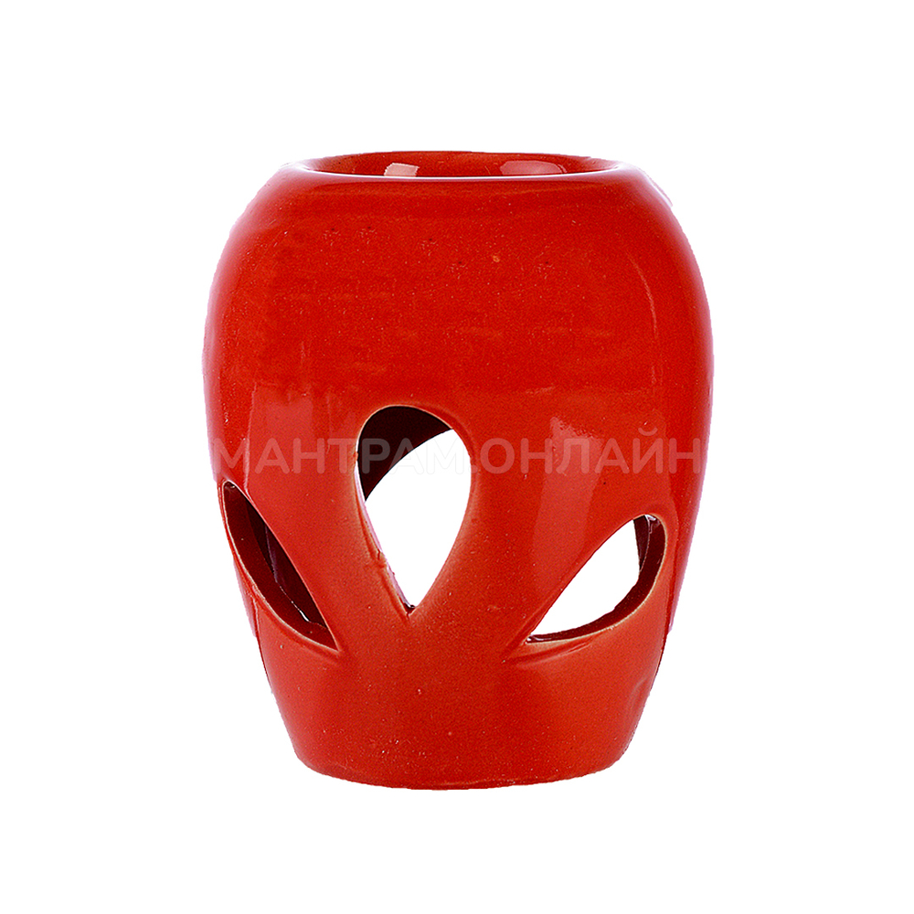 Аромалампа Вазочка цвет красный 9 см