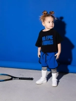 Костюм для девочки летний спортивный футболка и шорты