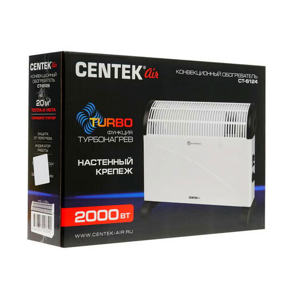 Конвектор электрический Centek CT-6124, белый (напольный и настенный)