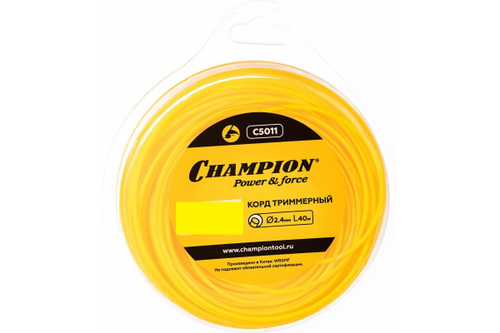 ЗИП Корд триммер (леска) 2,4мм, 40м Champion круглый