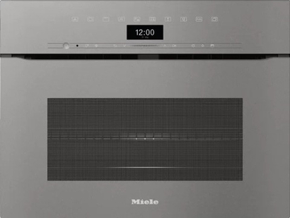 Компактный духовой шкаф с СВЧ Miele H7440BMX GRGR