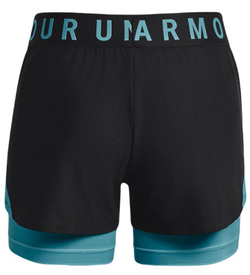 Женские Шорты теннисные Under Armour Play Up 2in1 Shorts - black/glacier blue