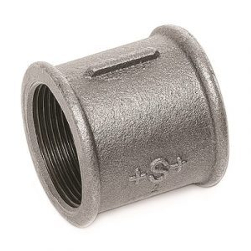 Муфта прямая чугунная оцинкованная внутренняя/внутренняя резьба