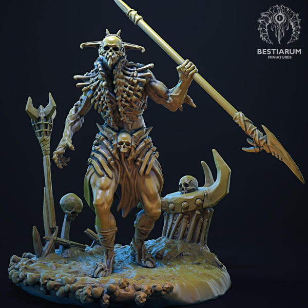 Охотник за головами поза 1 Head Hunter Pose 1 32мм миниатюра