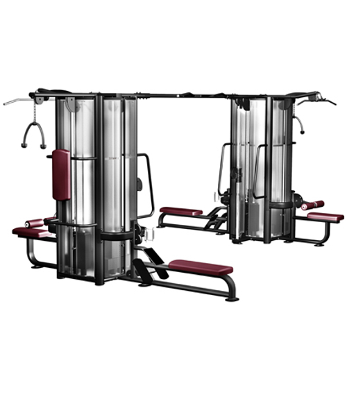 Мультистанция с 8 весовыми стеками KRAFT Fitness KFMJ8