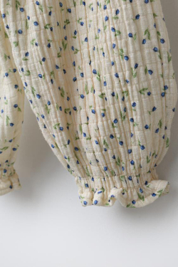 ZARA БРЮКИ BAGGY С ЦВЕТОЧНЫМ УЗОРОМ, ЭКРЮ