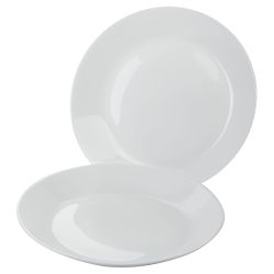 Тарелка White Fox Muscat WF-DD19-48 десертная круглая маленькая белая 19 см | White Fox