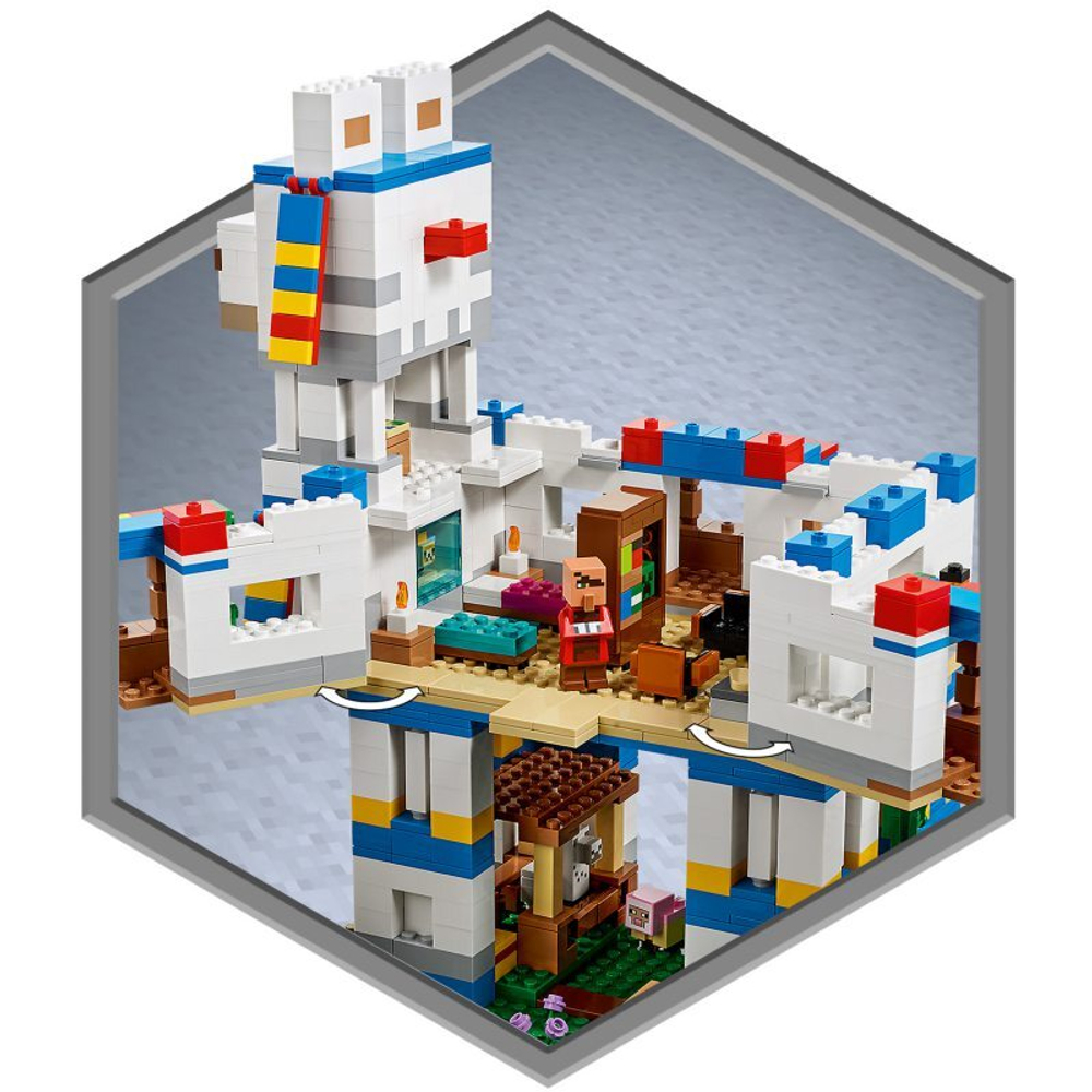 Конструктор LEGO Minecraft -  Деревня лам 21188