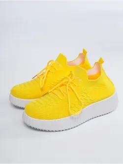 Слипоны на высокой подошве мокасины летние текстильные