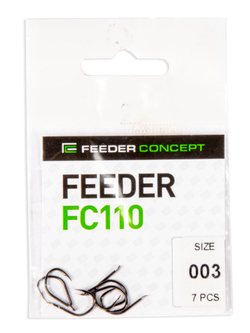 Крючки FC FEEDER, серия FC110, №3, уп. 7шт