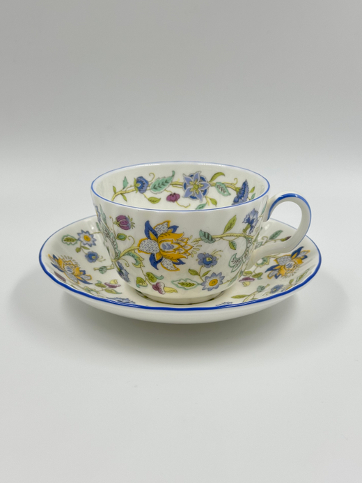 Чайная пара Minton, Haddon Hall blue
