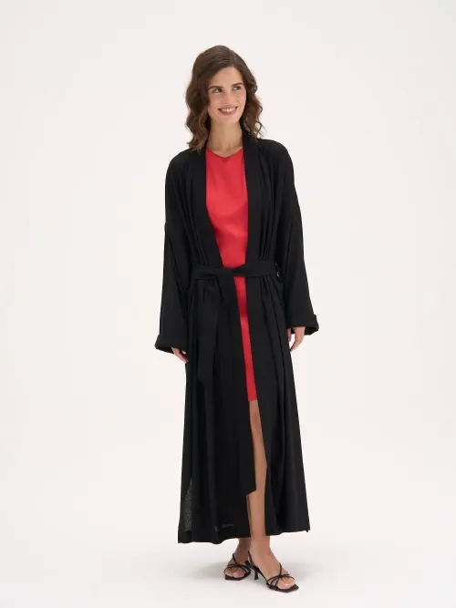 Кимоно из смесового льна 