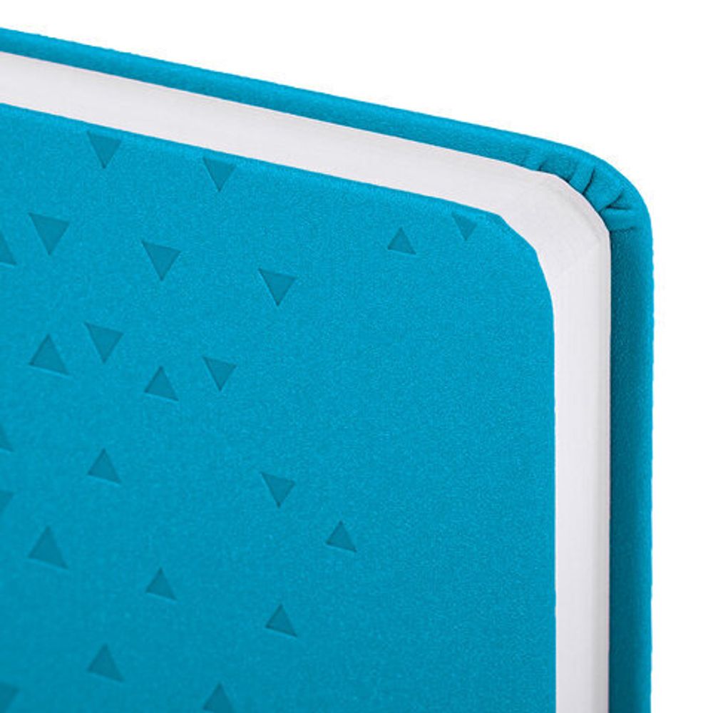 Ежедневник датированный 2023 А5 138x213 мм BRAUBERG "Glance", под кожу, бирюзовый, 114099