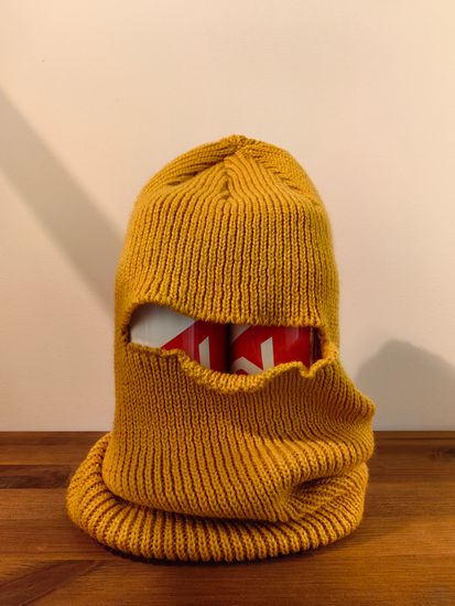Шапка ЕНОТ Маска Blank (горчица)