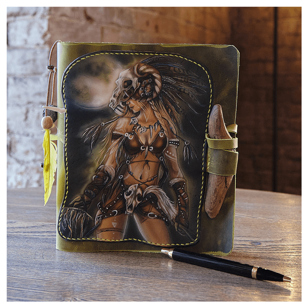 Кожаный ежедневник «Шаманка»