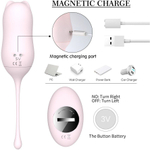 Нежно-розовое виброяйцо MiaoU с пультом ДУ (Цвет: нежно-розовый)