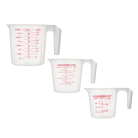 Набор мерных стаканов 250/500/1000мл