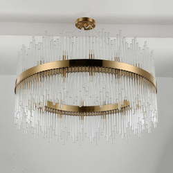 Люстра KR1209P-12 brass