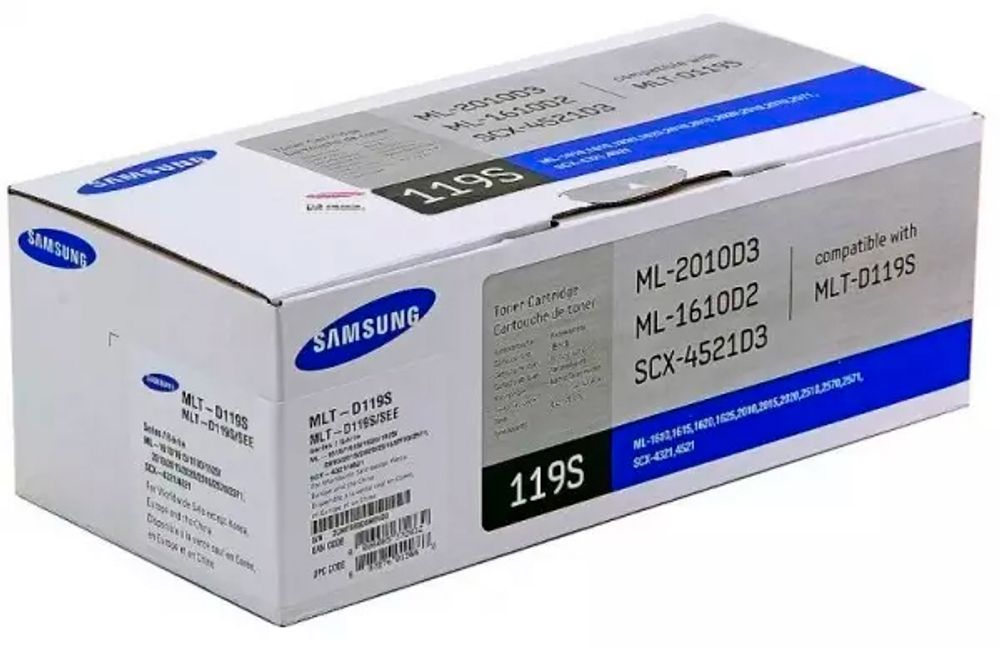 Картридж Samsung ML-1615/2015/4521 ML-1610D2/2010D3/SCX-4521D3 2K S-print by HP