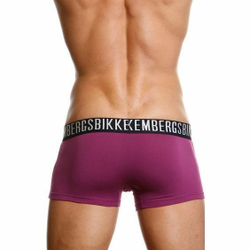 Мужские трусы боксеры сиреневые Bikkembergs Burgundy Trunks