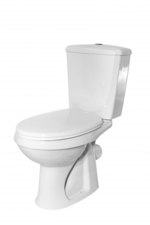 Унитаз-компакт "Элисса Оптима" белый (кос,н/п, сид.полипропилен, арм) (Ст.Оскол)