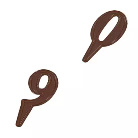 Форма для шоколада «Цифры для торта» полиэтилен ,L=24,B=18,5см