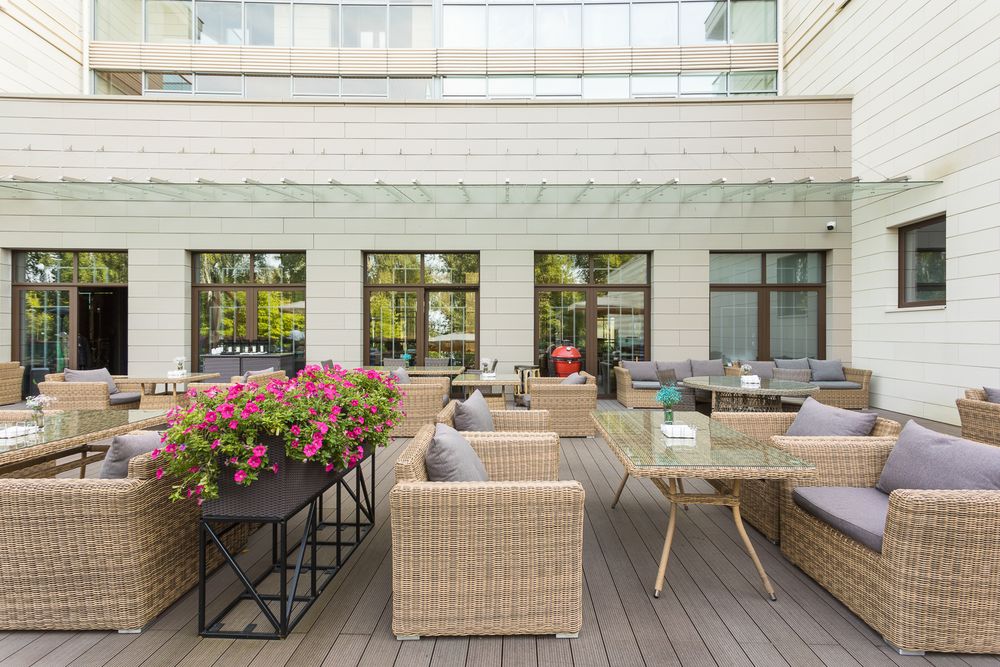 "Капучино" кресло из искусственного ротанга, цвет соломенный