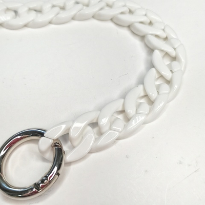 Ручка цепь пластиковая Белая