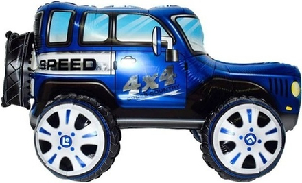 Шар 3D Фигура "Внедорожник Джип" 61 см