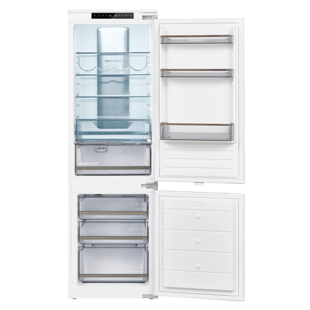 Встраиваемый холодильник Maunfeld MBF17754NFWHGR LUX Inverter