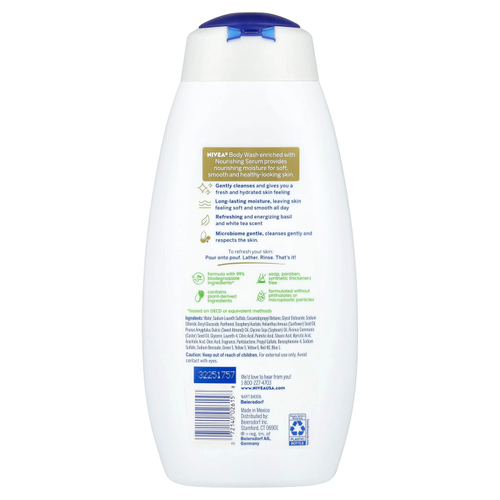 Nivea, Освежающее гель для душа, базилик и белый чай, 591 мл (20 жидк. унц.)