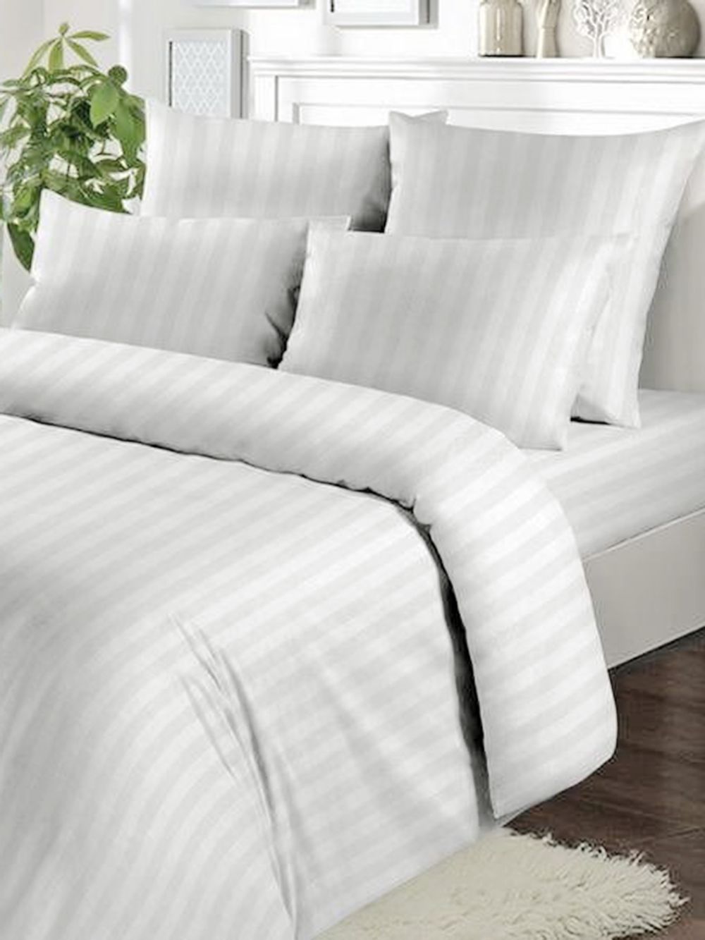 Наволочка комплект 2шт Milky Garden "Сатин-страйп" 50х70 см