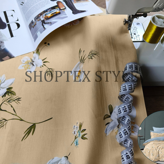 Твил-сатин, принт №2 | ш.220 см | 120 г/м² | хлопок-100%