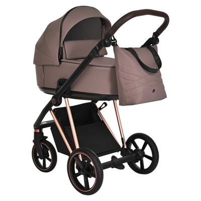 Детская коляска Roan Sol Luxury 2 в 1 RSL/4043 Cocoa/Rose Gold