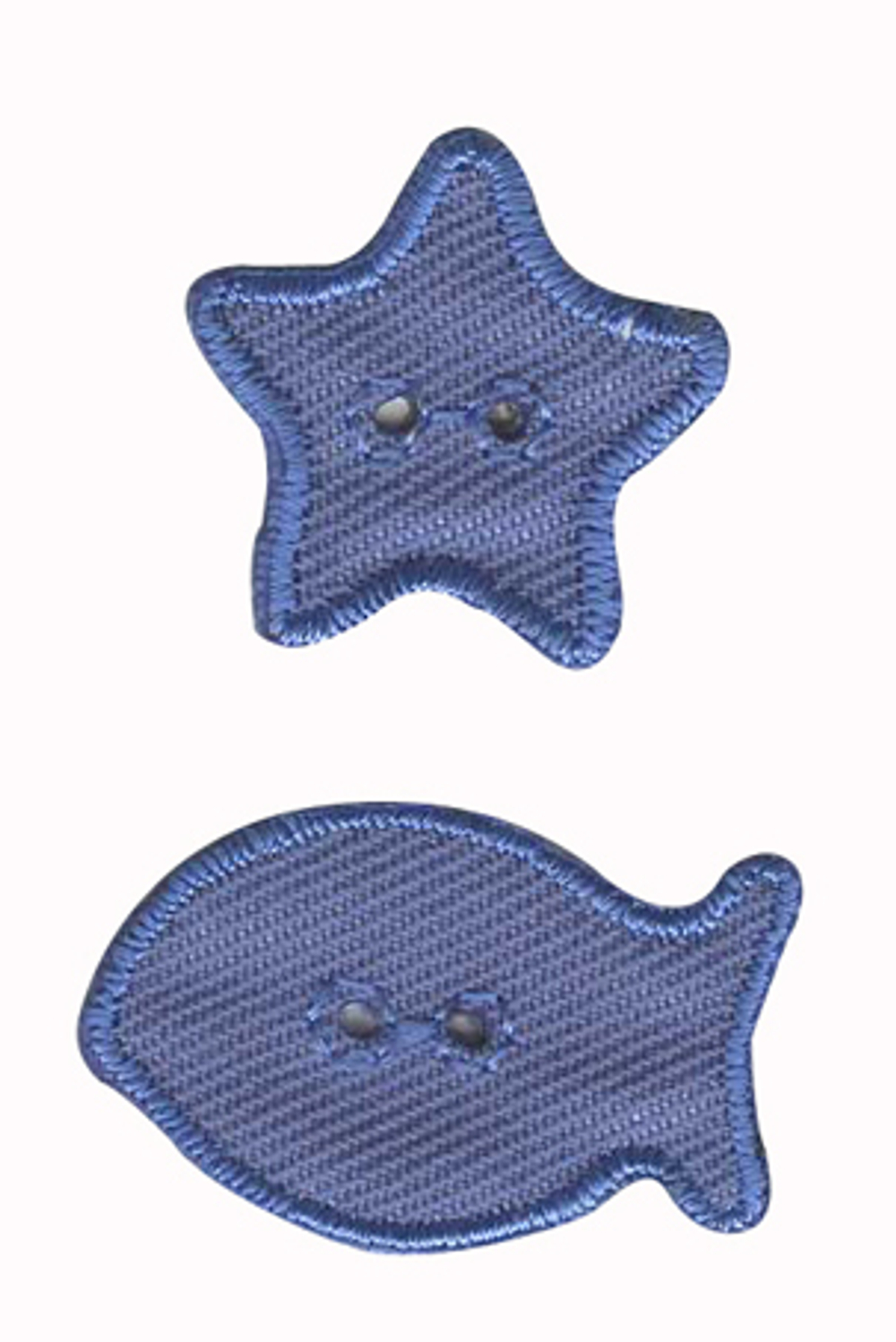 Термоаппликация HKM "Звезда", 2 х 1,5 см, 2 шт