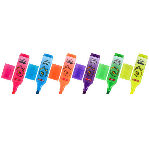 Текстмаркер мини БРАУБЕРГ 1-5 мм Неон (152535)