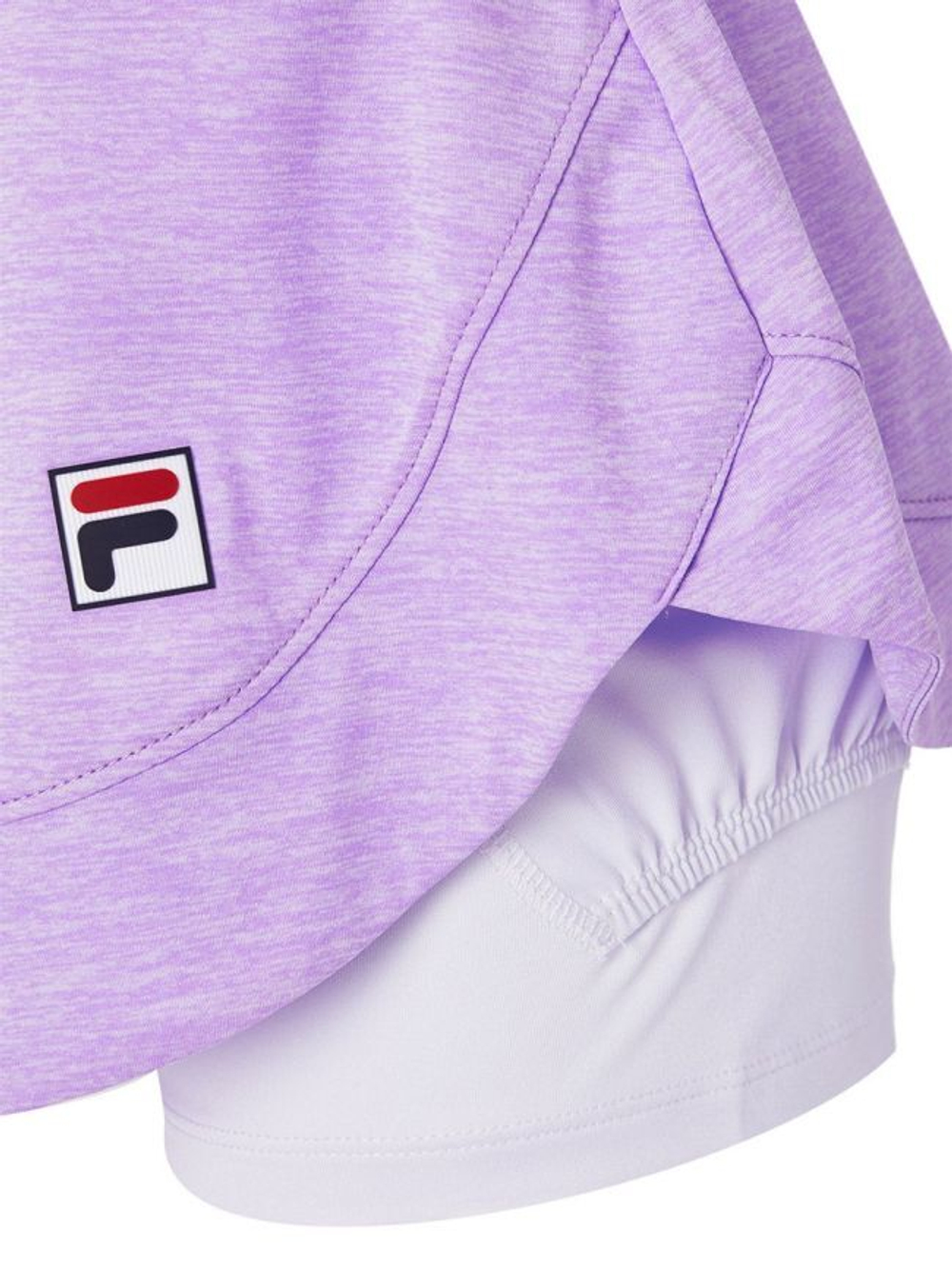 Женская Юбка теннисная Fila Skort Julia W - purple melange