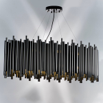 816207 Люстра SAVONA 20х40W G9 ЧЕРНЫЙ