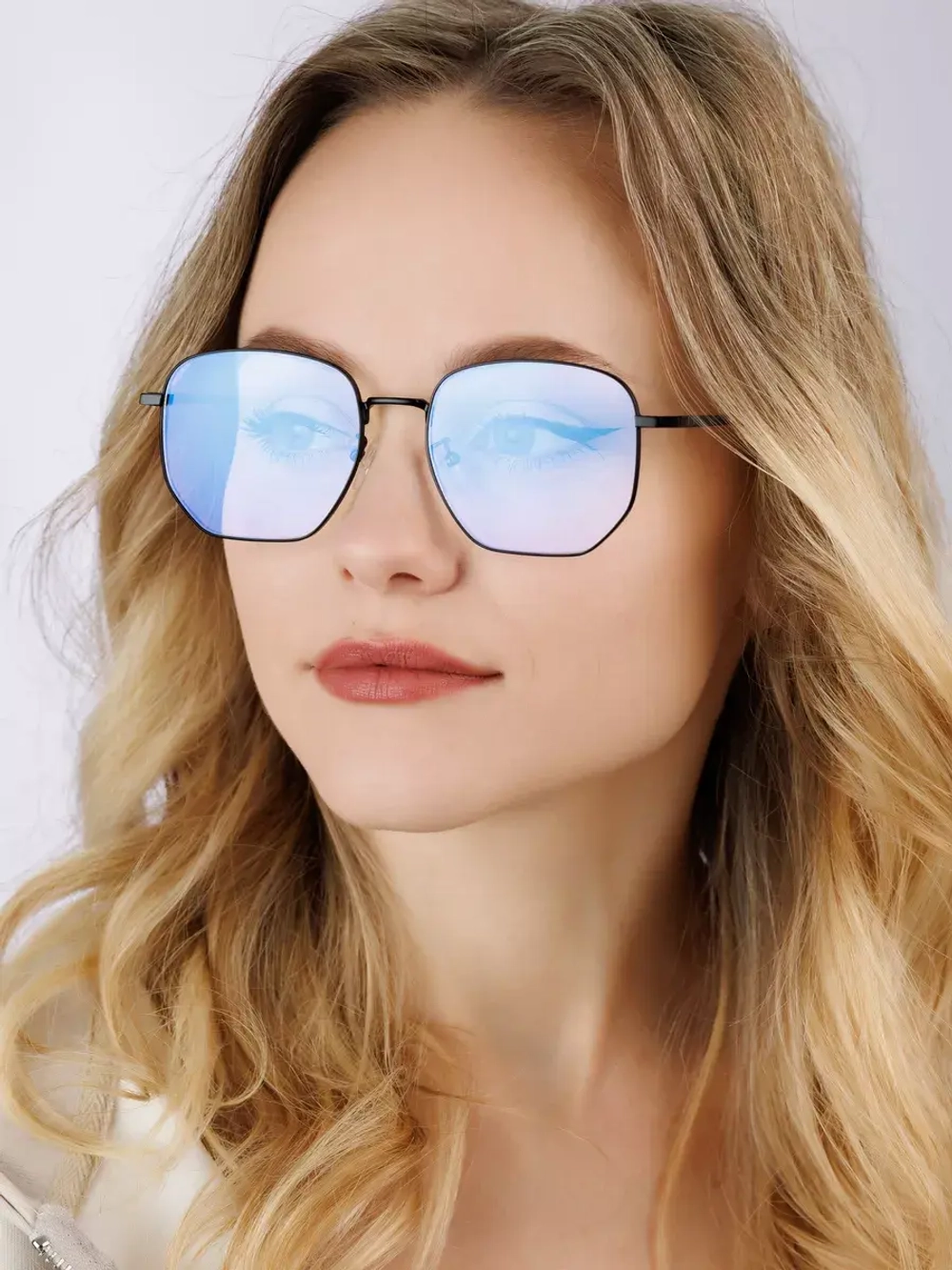 Очки для компьютера имиджевые защитные прозрачные нулевки