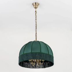 Citilux Базель CL407152 Люстра подвесная с зелёным абажуром