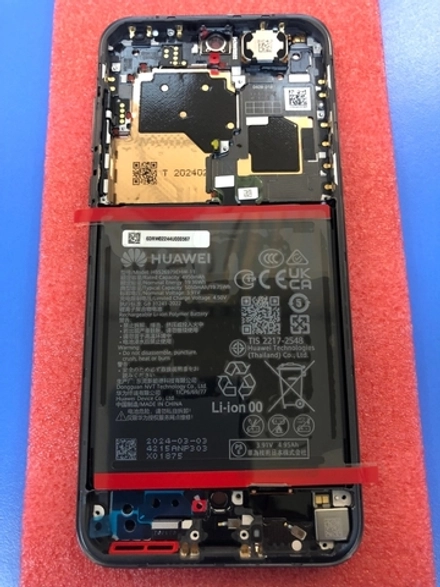 Huawei Pura 70 Pro (HBN-LX9) / Дисплей (в сборе с тачскрином и аккумулятором) (в рамке) (ORIG-SP)