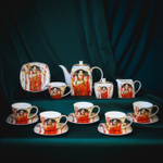 Чайный сервиз на 6 персон «Густав Климт Гигиея»