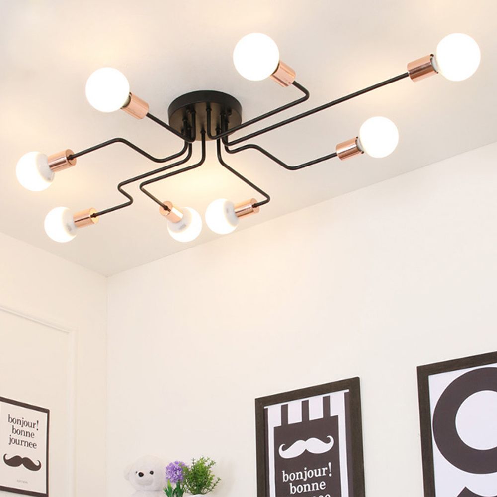 Потолочная Люстра Scheme Gold By Imperiumloft