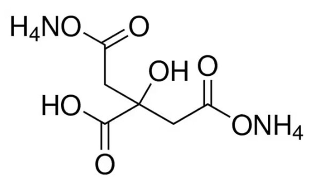аммония цитрат 2-замещенный формула