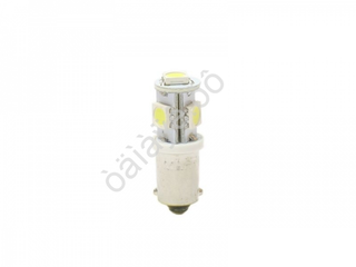 Светодиод 24V T 8   4SMD 5050 WHITE Маяк (цок.) 24T8-W\4SMD